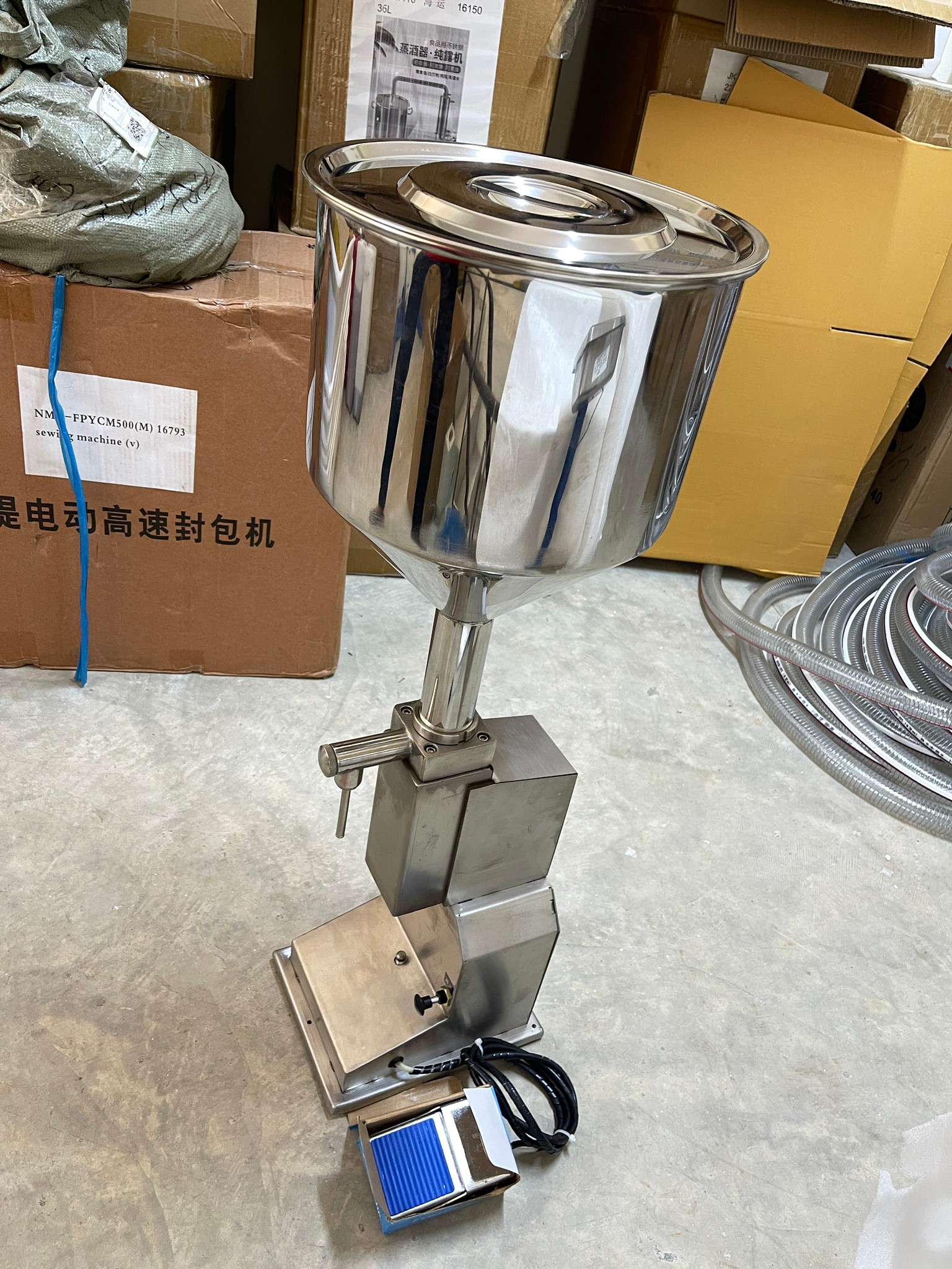 17151 OCJX-01เครื่องบรรจุของเหลว มือโยกรุ่น A03 PRO Set 2-100g /17152 ปั้มลม