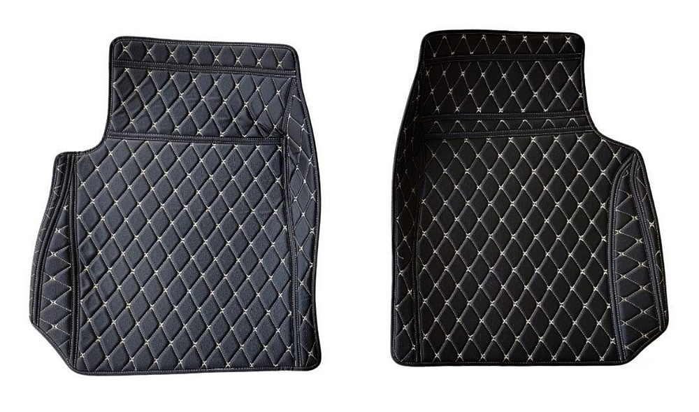 CHEVROLET ZAFIRA พรมรถยนต์6D เชฟโรเลต ซาฟิร่า สีดำด้ายครีม เข้ารูป เต็มคัน