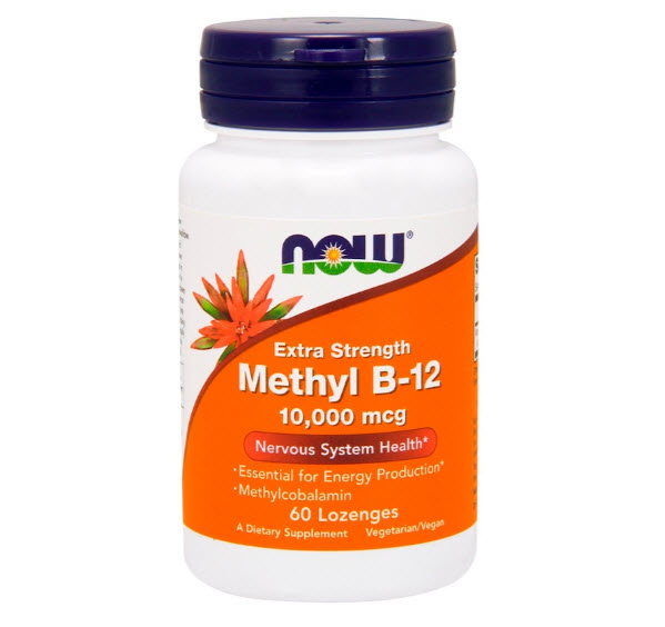 Now Foods, Methyl B-12, Extra Strength, 10,000 mcg, 60 Lozenges