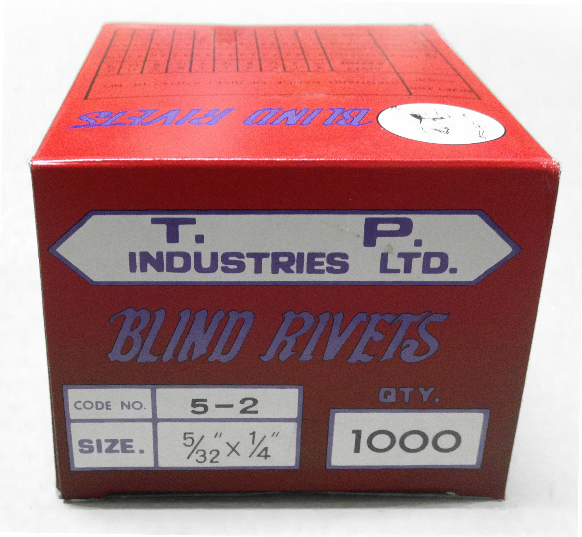 ตะปูยิงมีเนียม ตราคนป่า (กล่องสีแดง) BLIND RIVETS