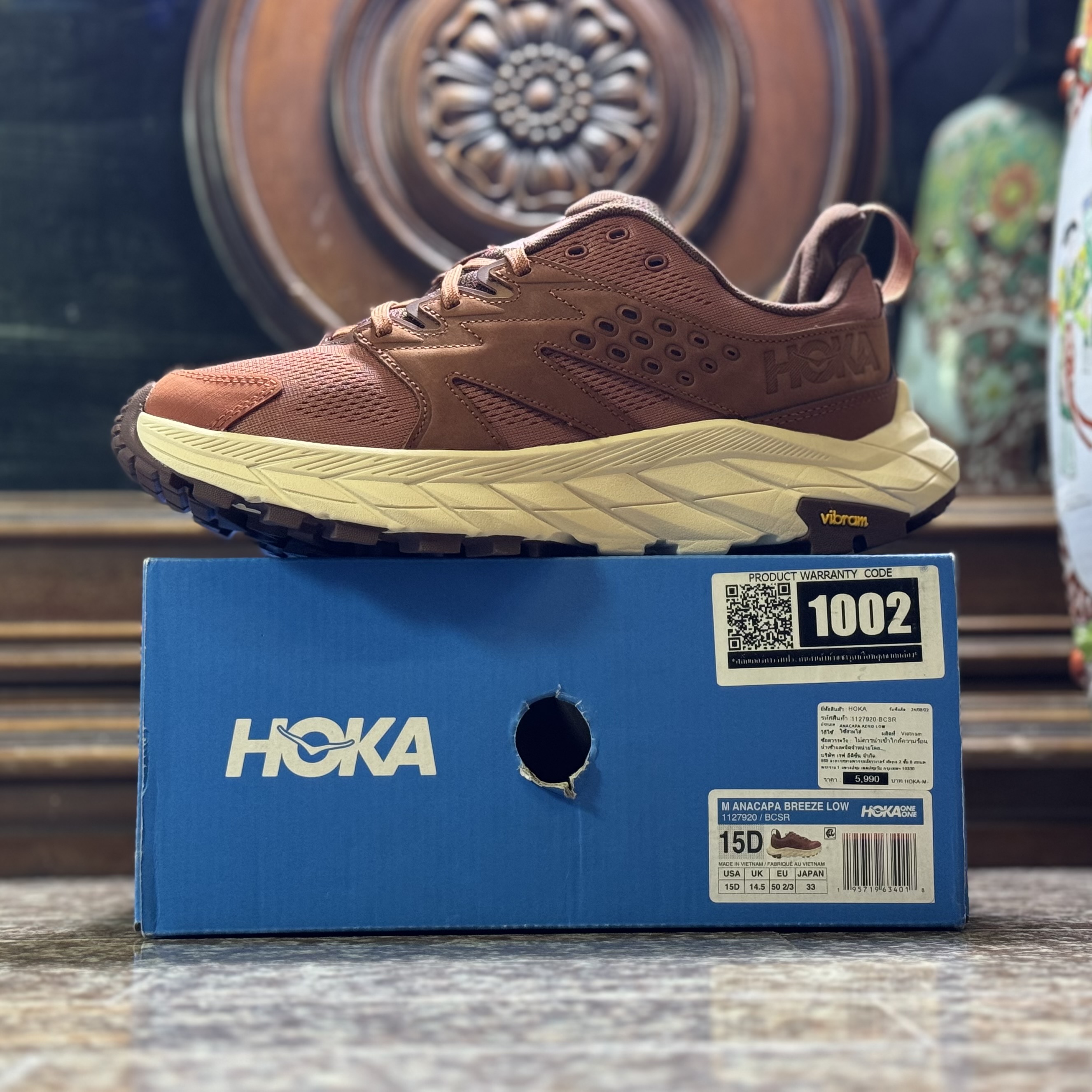 รองเท้าเดินป่า HOKA Anacapa Breeze Low ‘Baked Clay’ (M7-15US)