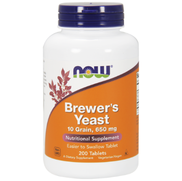 Now Foods, Brewer's Yeast, 650 mg, 200 Tablets