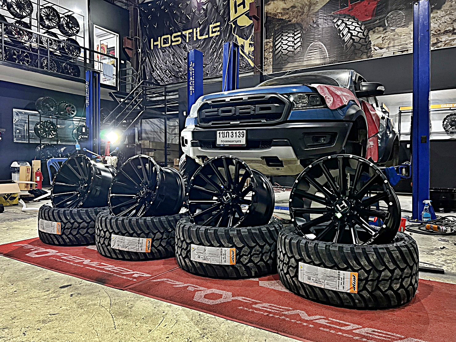 ล้อแท้ HOSTILE H123 ขอบ22 ใส่ FORD RAPTOR