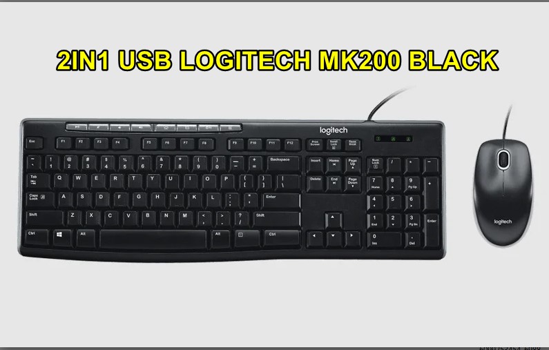 *มือ 2 สภาพดี* KEYBOARD & MOUSE (คีย์บอร์ดและเมาส์) LOGITECH