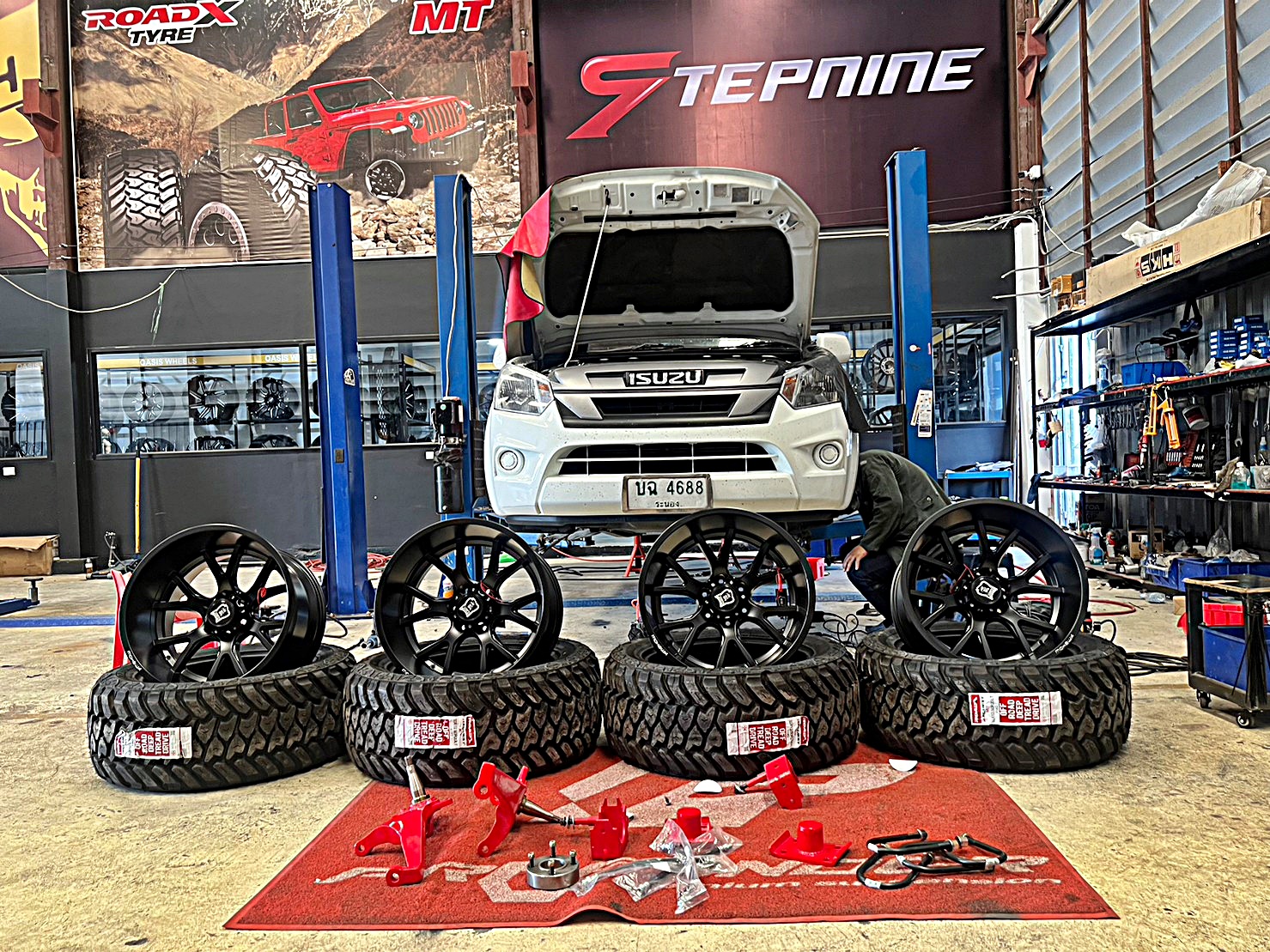 D-MAX ตัวเตี้ย ทำให้เป็นตัวสูง ทรงเมกา