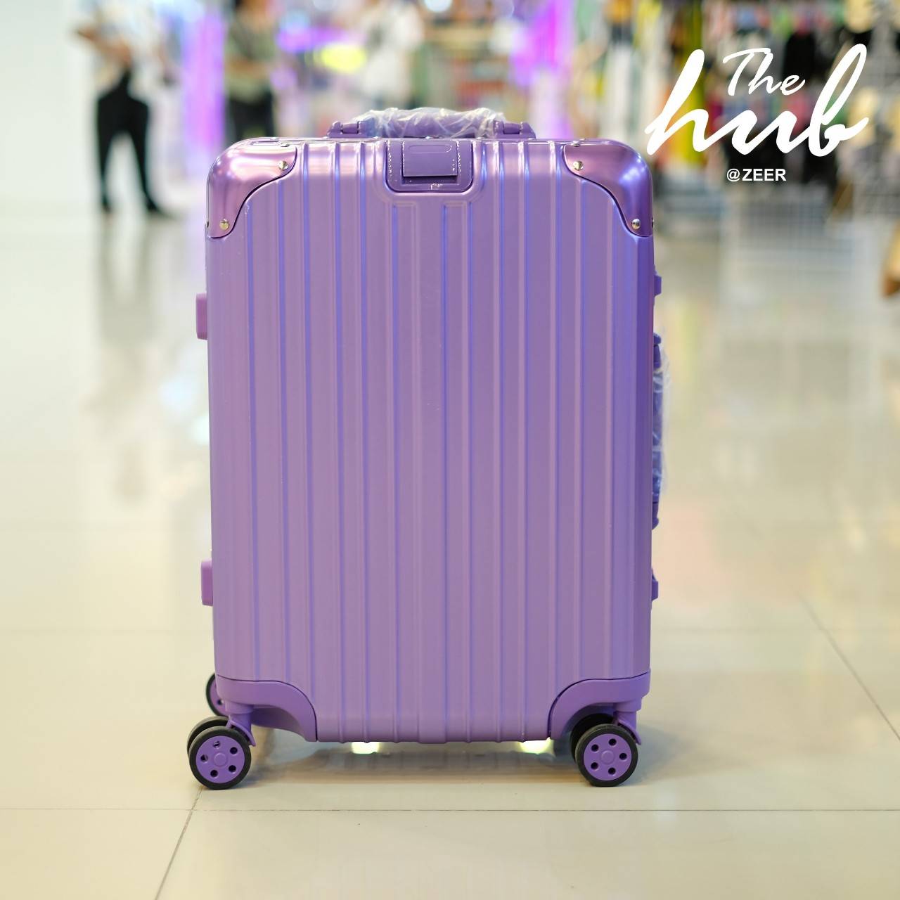 กระเป๋าเดินทาง สี purple gold