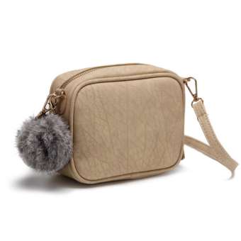 กระเป๋าสะพายข้าง mini Bag (พร้อมปอมๆ) กระเป๋าปอมๆ รุ่นYK-001
