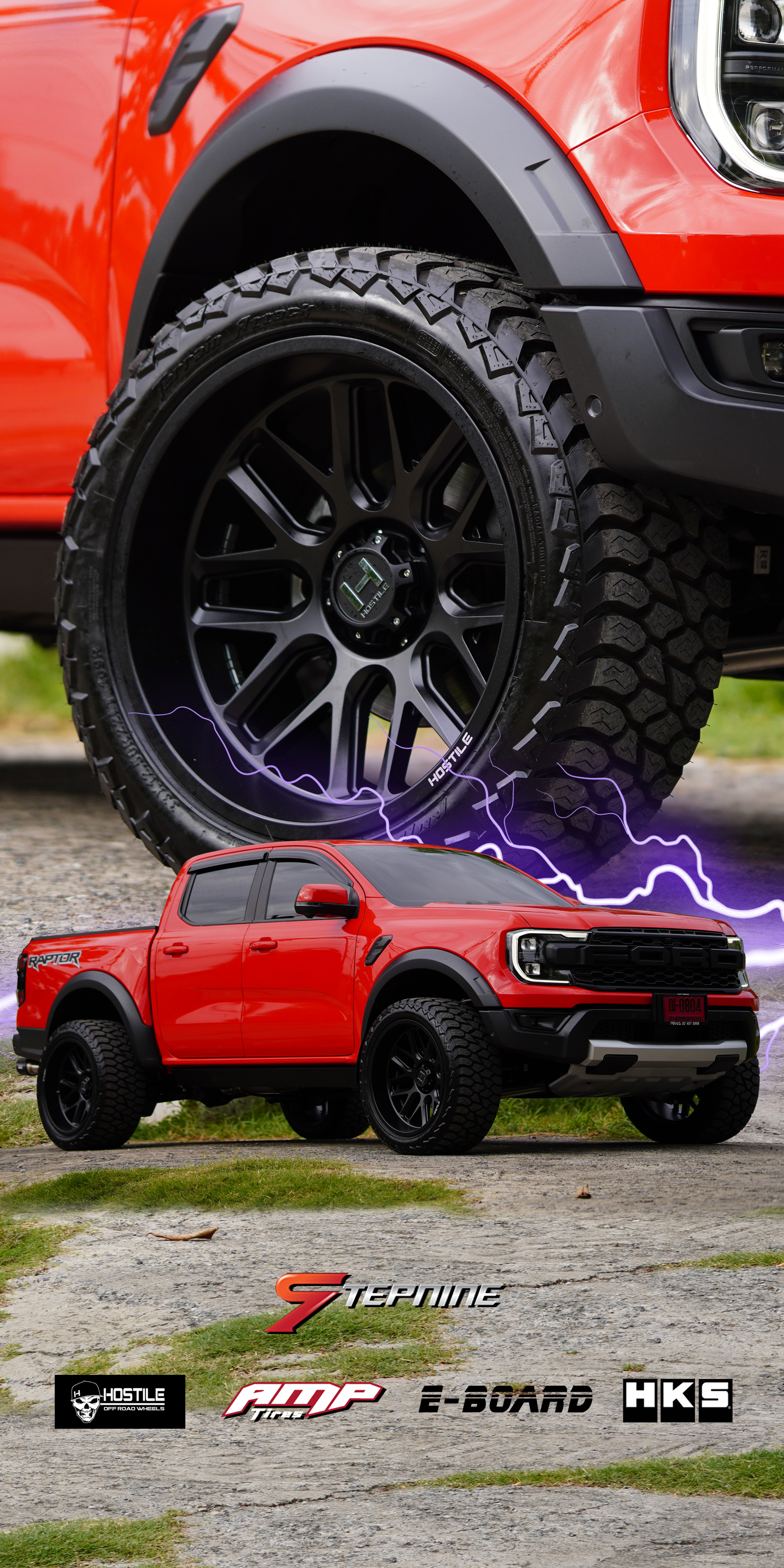 FORD RAPTOR V6 ขอบ22 ไม่ยก ทรงเมกา งบ 200,000 !!