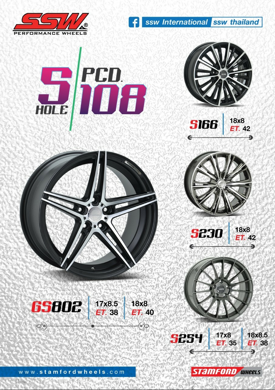 ใหม่ล้อแม็ก 5รู108 สำหรับ VOLVO สั่งได้ทุกรุ่น