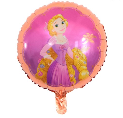 ลูกโป่งฟอยเจ้าหญิง ราพันเซล ทรงกลม / Rapunzel Foil Balloon Sphere