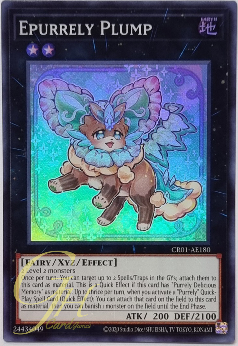 Yugioh [CR01-AE180] Epurrely Plump (Super Rare)