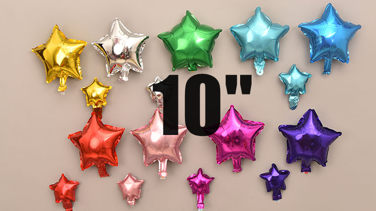 ฟอยดาวขนาด 10 นิ้ว เลือกสี กดคลิกเลยคะ