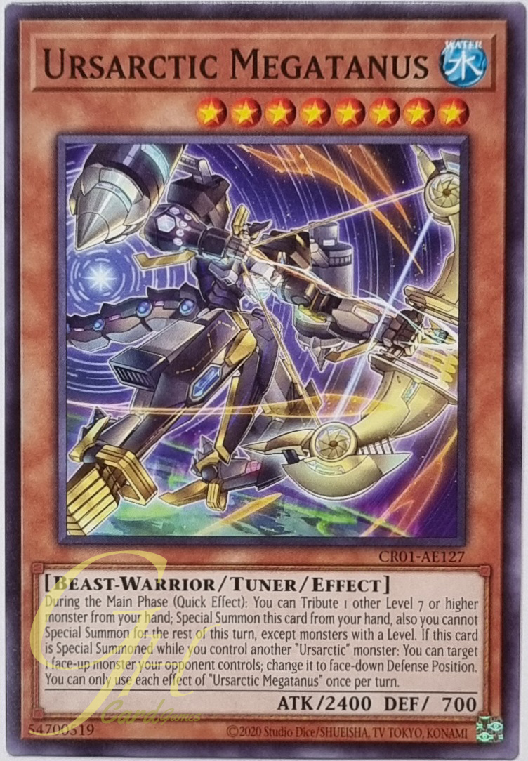 Yugioh [CR01-AE127] Ursarctic Megatanus (Common)