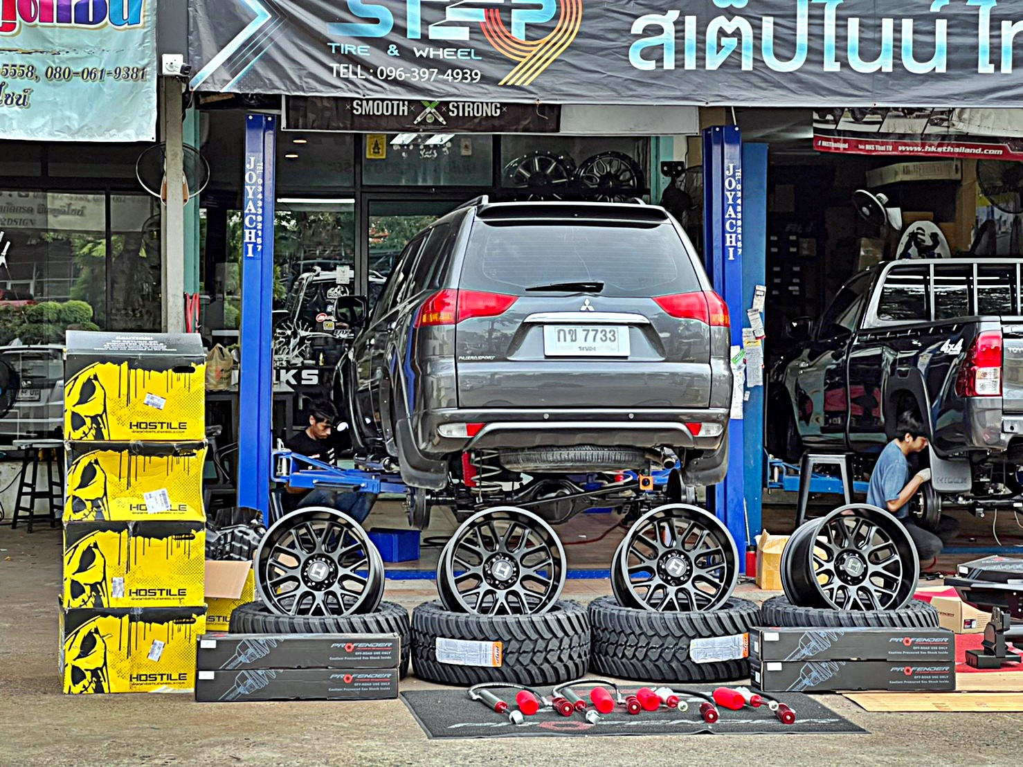 PAJERO_จองคิวจากระนอง ทำทรงเมกาที่ STEP9