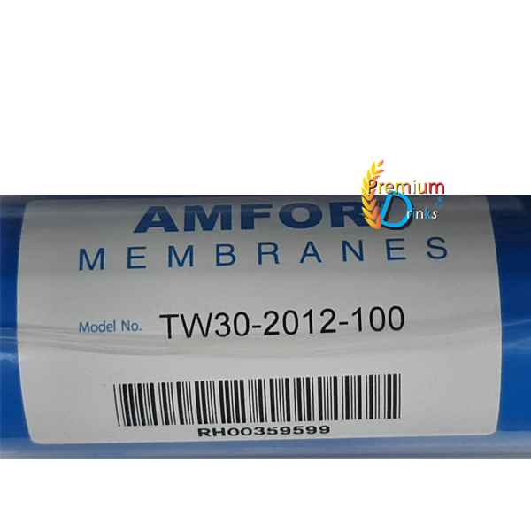 ไส้กรองเมมเบรน 100GPD ยี่ห้อ Amfor