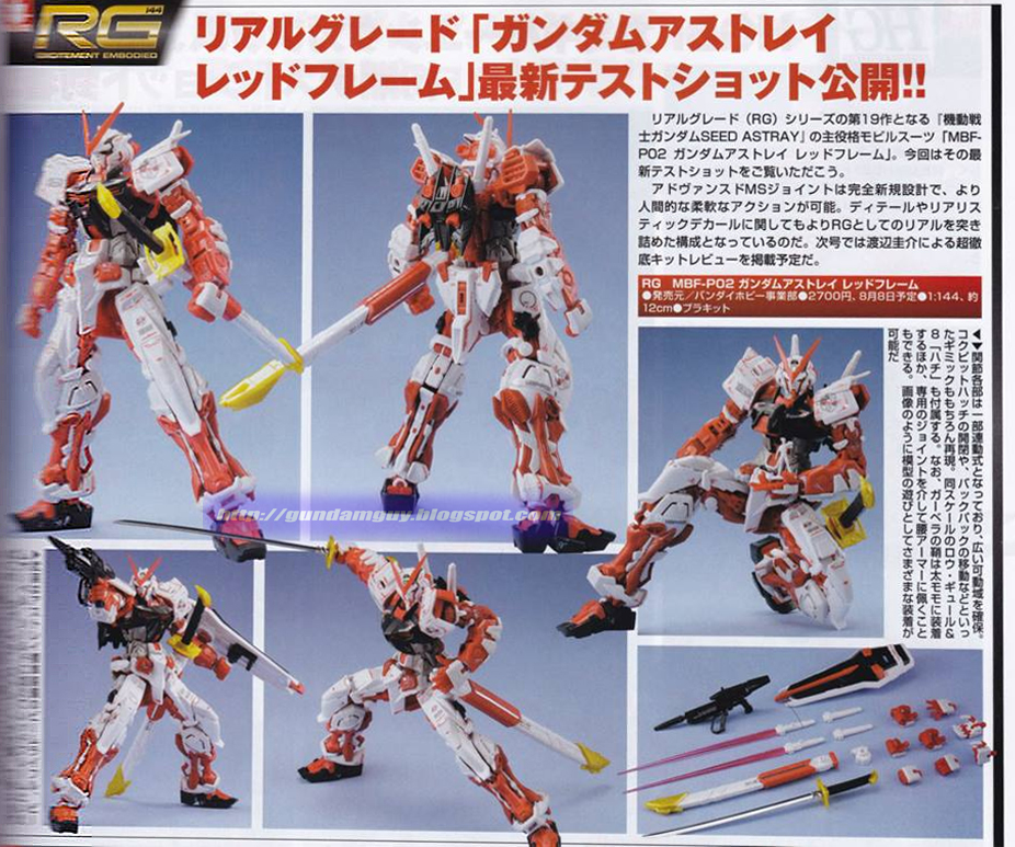 MBF-P02 Gundam Astray Red Frame (RG) (Gundam Model Kits)