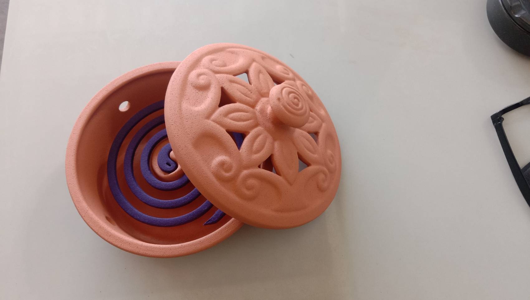 ที่ใส่ยากันยุงแบบขด สีเทอราคอตต้า (Terracotta )