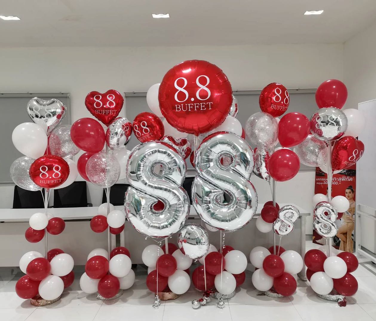 SET เปิดงาน Hot Sale 8.8 Opening Buffet Sale Balloon Set