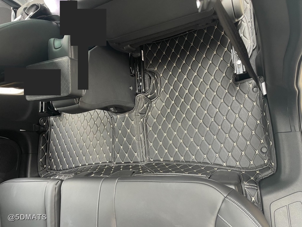 พรมปูพื้นรถยนต์ 6D HONDA BR-V 2023 พรม6D เกรดA เข้ารูป รวมแผ่นท้าย ปิดเบาะ เต็มคัน