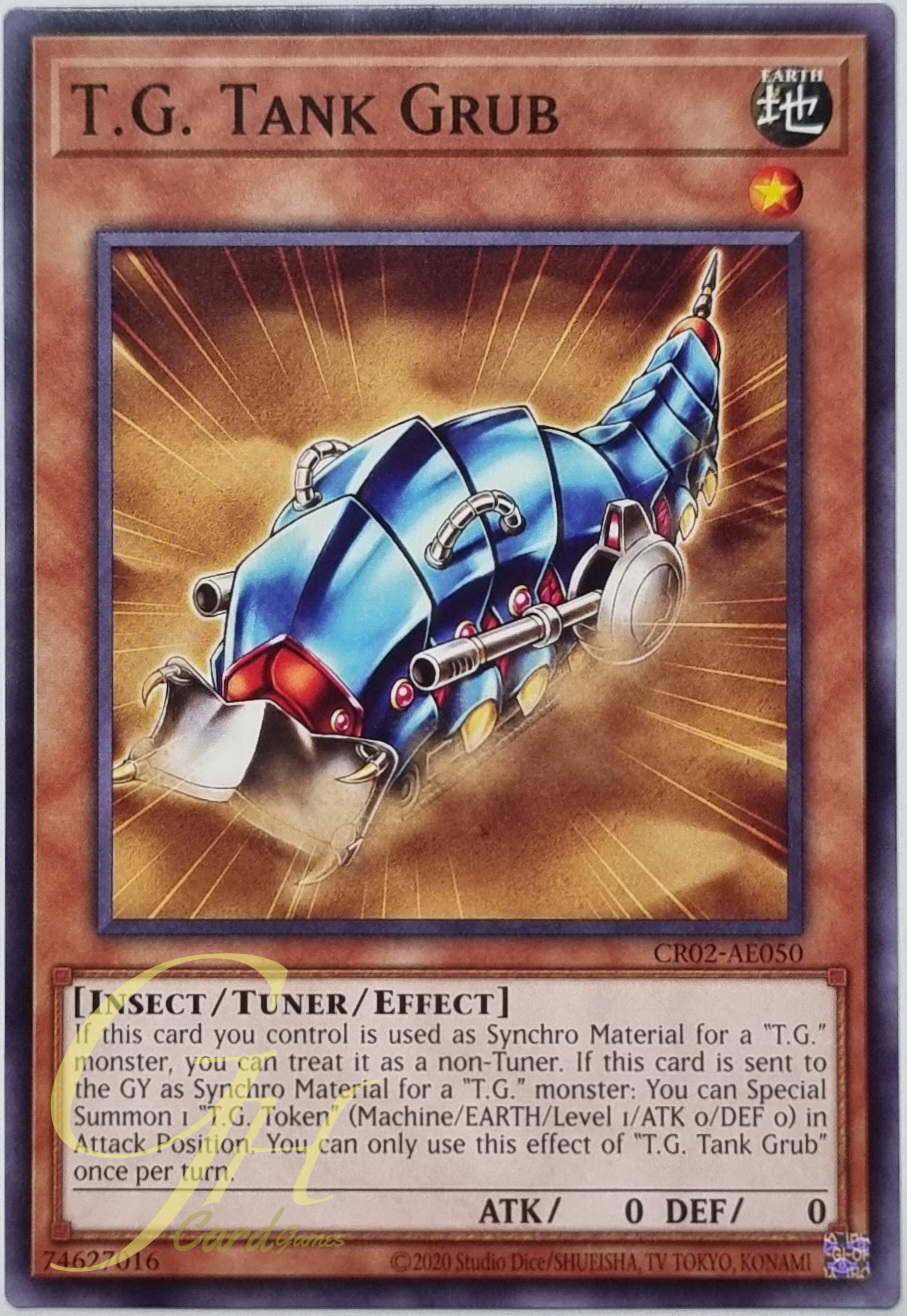 Yugioh [CR02-AE050] T.G. Tank Grub (Common)