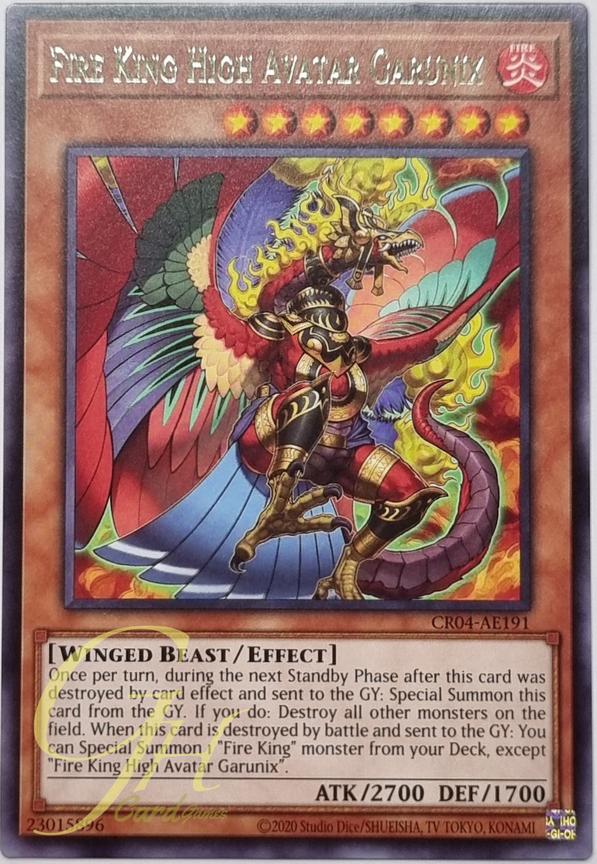 Yugioh [CR04-AE191] Fire King High Avatar Garunix (Rare)
