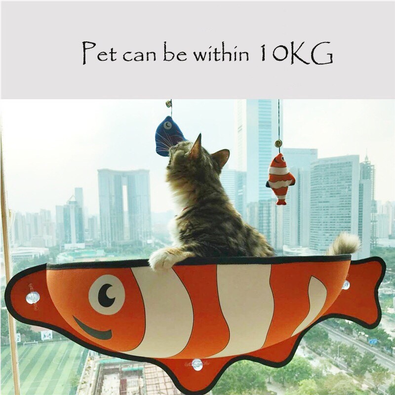 เปลแมวติดกระจก ปลานีโม