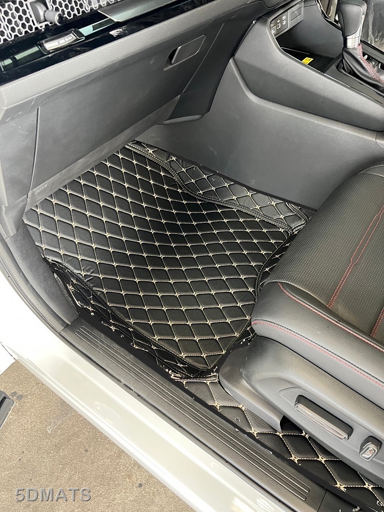 พรมปูพื้นรถยนต์ 6D HONDA CR-V G6 2023 พรม6D สวยงาม กันเปื้อน กันฝุ่น ได้ดี เข้ารูป เต็มคัน