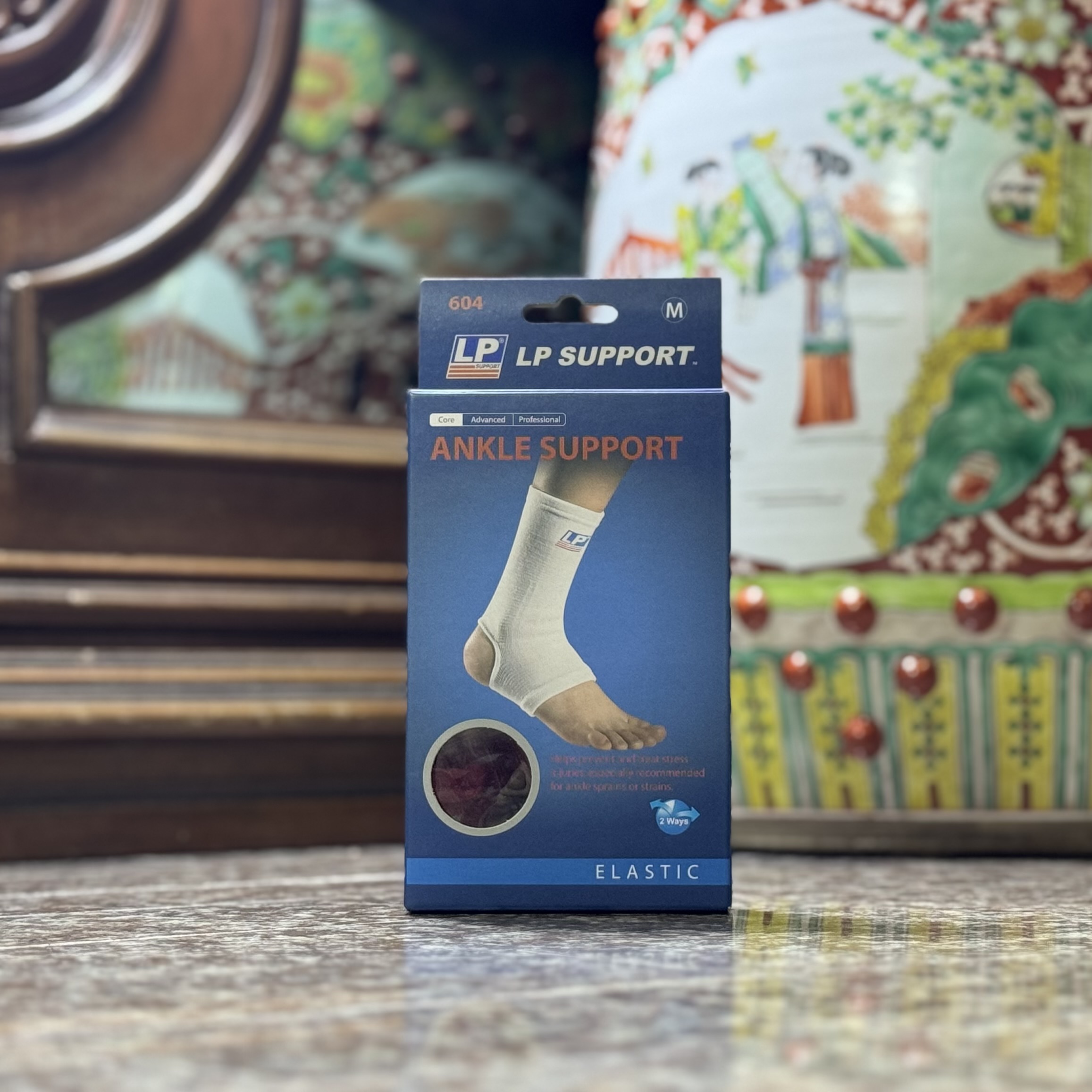 ซัพพอร์ตข้อเท้า LP Ankle Supporter ‘BLACK’ (L)