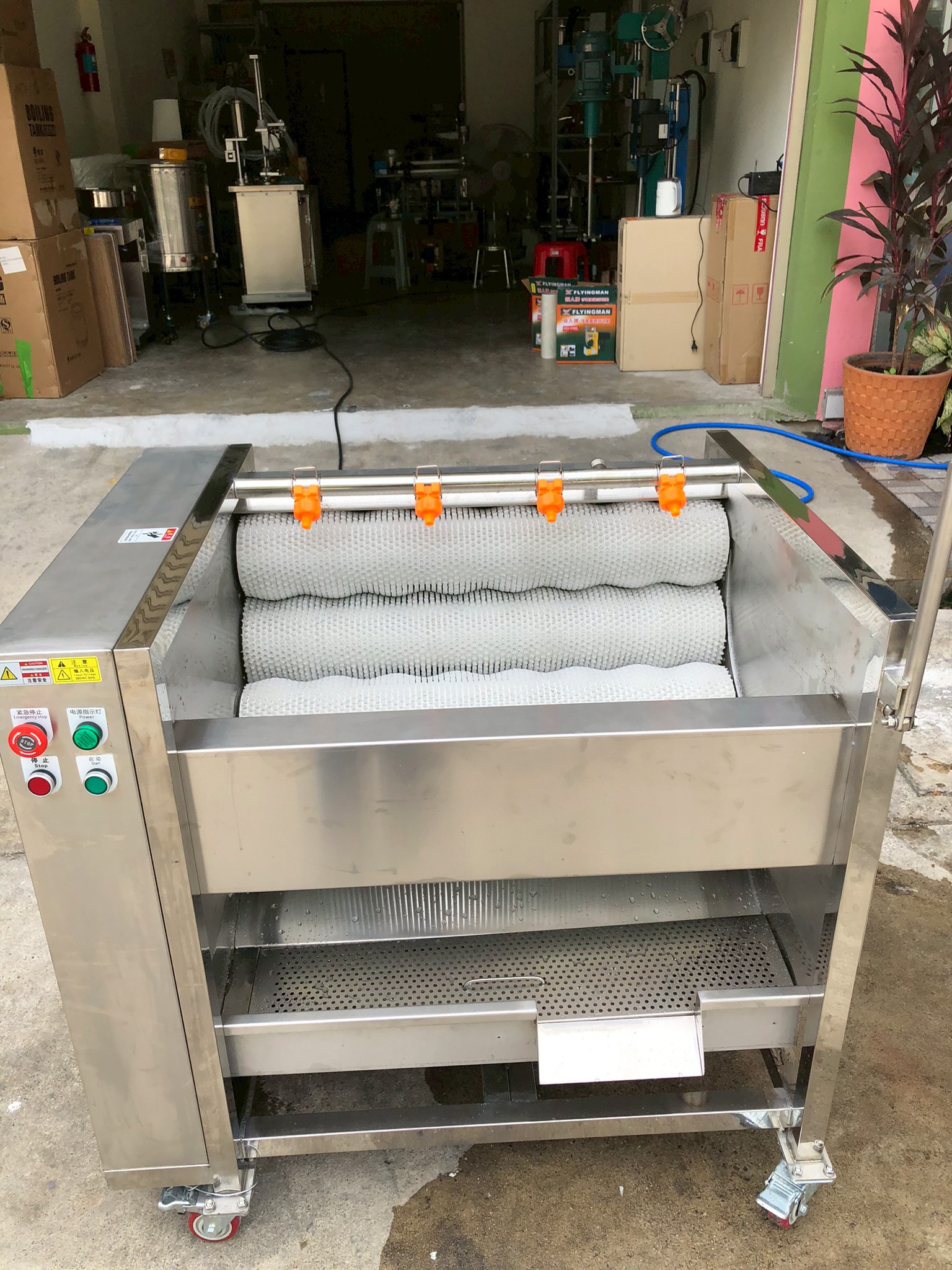 เครื่องล้างผักและผลไม้ระบบแปรง CX Serie