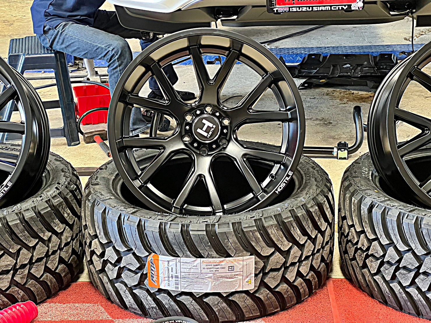 ล้อแท้ HOSTILE H113 ขอบ22 ใส่ MU-X แต่งเมกา