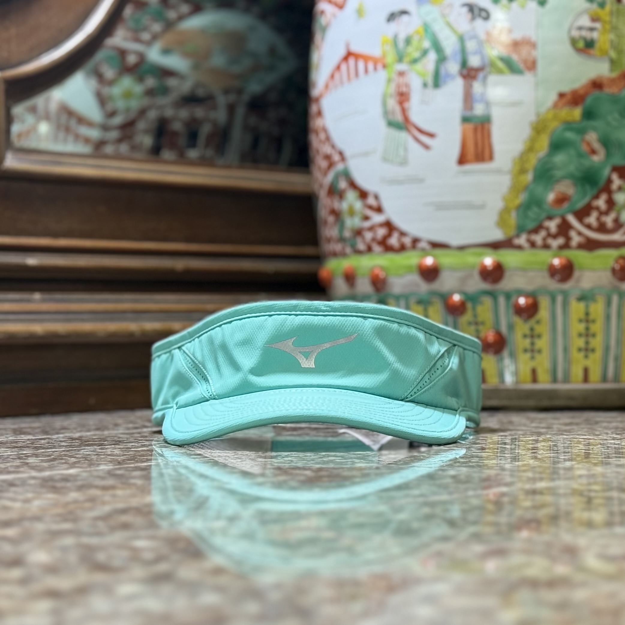 หมวกวิ่ง Mizuno DryLite Running Visor (Mint Leaf)