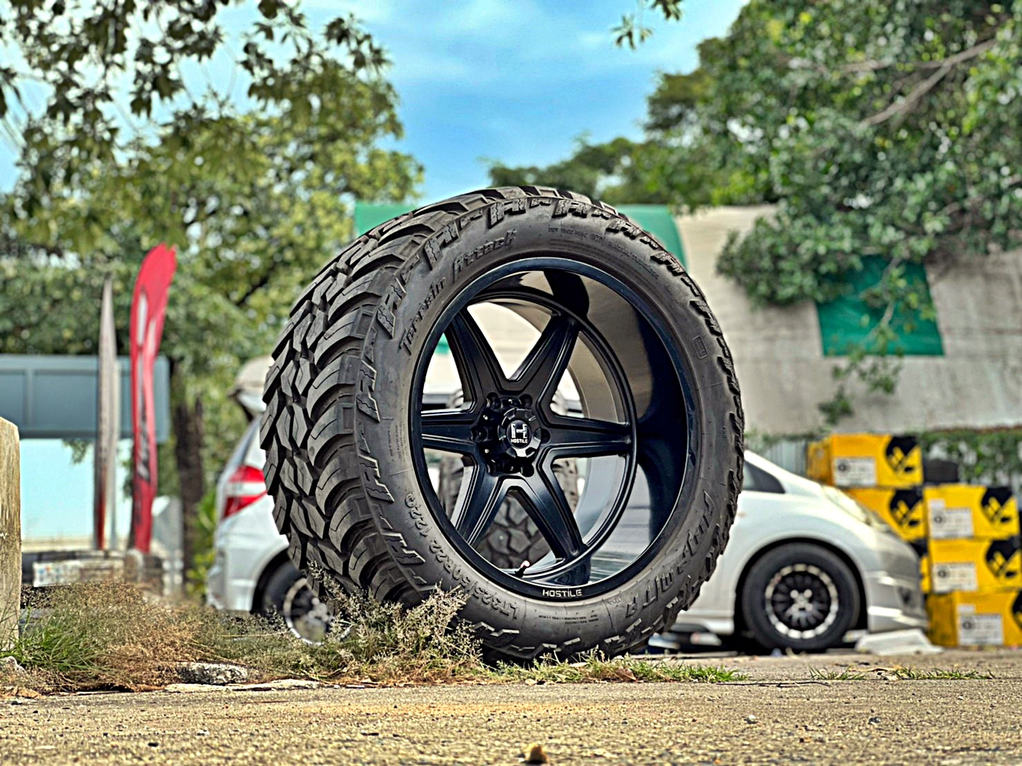 FORD RANGER ล้อ HOSTILE H117 ขอบ22 ที่ STEP9