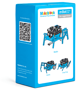 สินค้าพรีออเดอร์ ชุดอุปกรณ์เสริม Mbot Add-On Pack – Six-Legged Robot