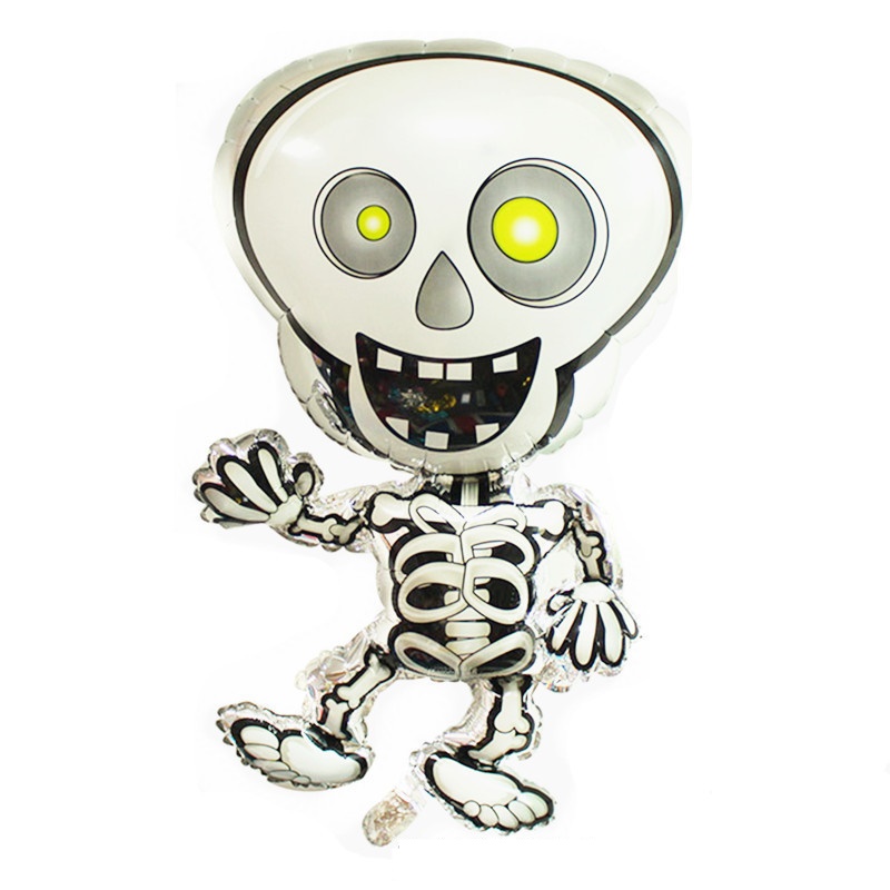 HALLOWEEN BONE GHOST / ลูกโป่งฮาโลวีนผีกระดูก (85*65cm)