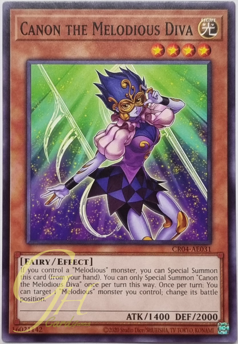 Yugioh [CR04-AE031] Canon the Melodious Diva (Common)