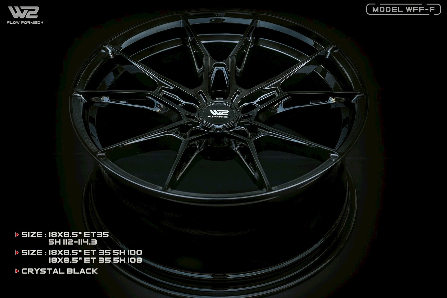 ล้อW2 WFF-F ขอบ 18 5/108 JAECOO