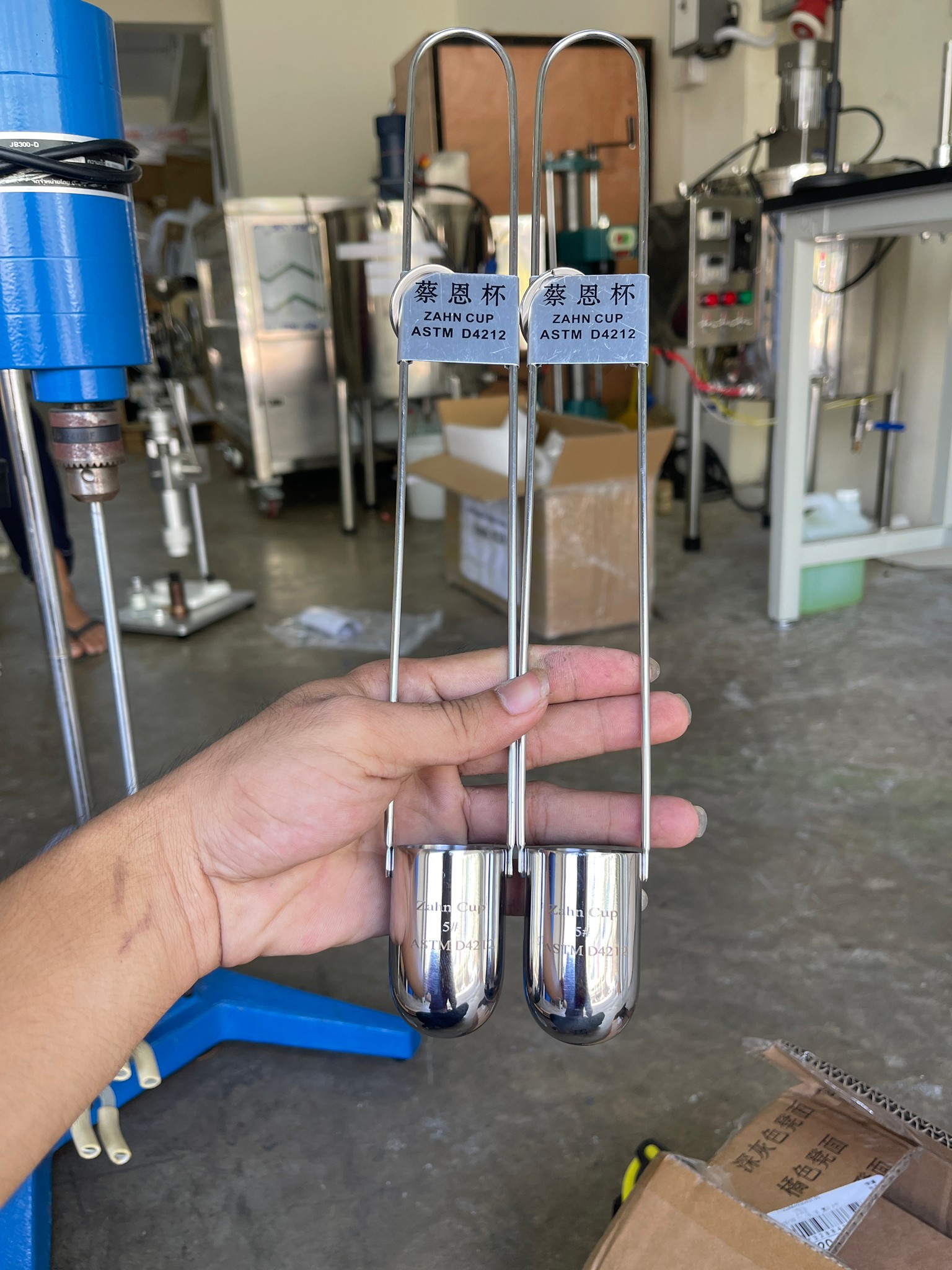 🌈12286 อุปกรณ์วัดความหนืดแบบถ้วย ZAHN