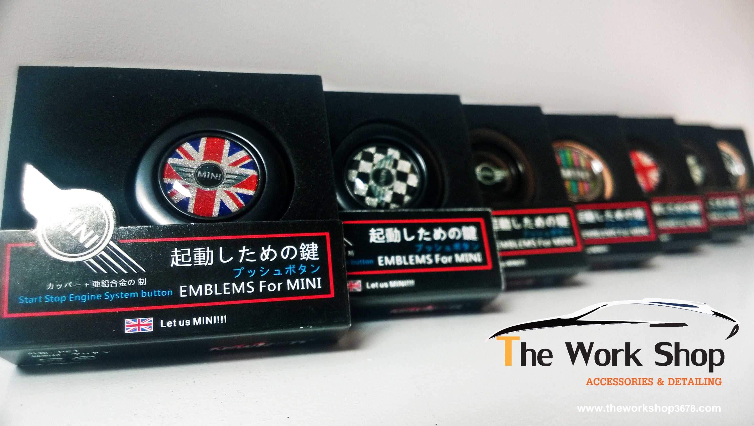 Emblem of One Key Star for Mini ( ปุ่ม Push Start Cover )