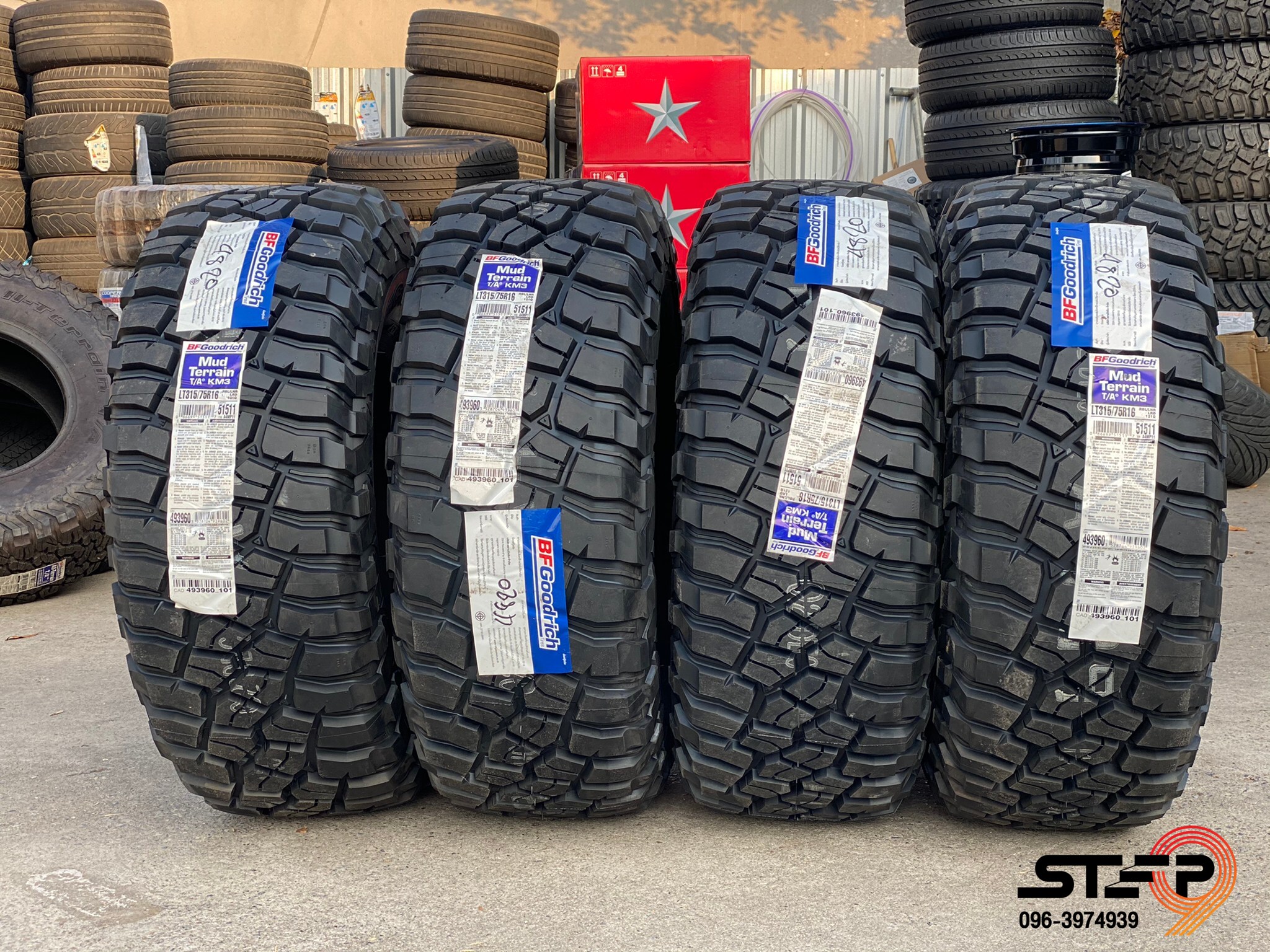 BF GOODRICH KM3 315/75-16 ราคาถูก ต้อง STEP9 เท่านั้น