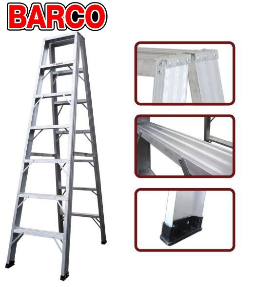 บันไดอลูมิเนียม 8 ฟุต 2 ทาง"BARCO"