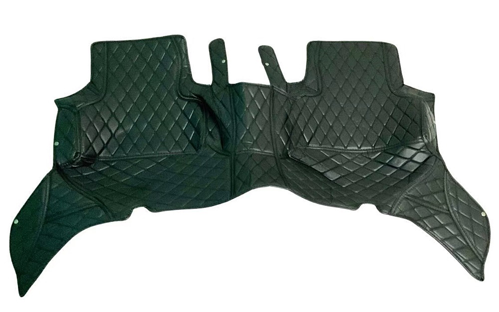 LANDROVER RANGEROVER EVOQUE ปี2012-19 พรม6D แลนด์โรเวอร์ อีโวค สีดำด้ายดำ เข้ารูป เต็มคัน 6ชิ้น