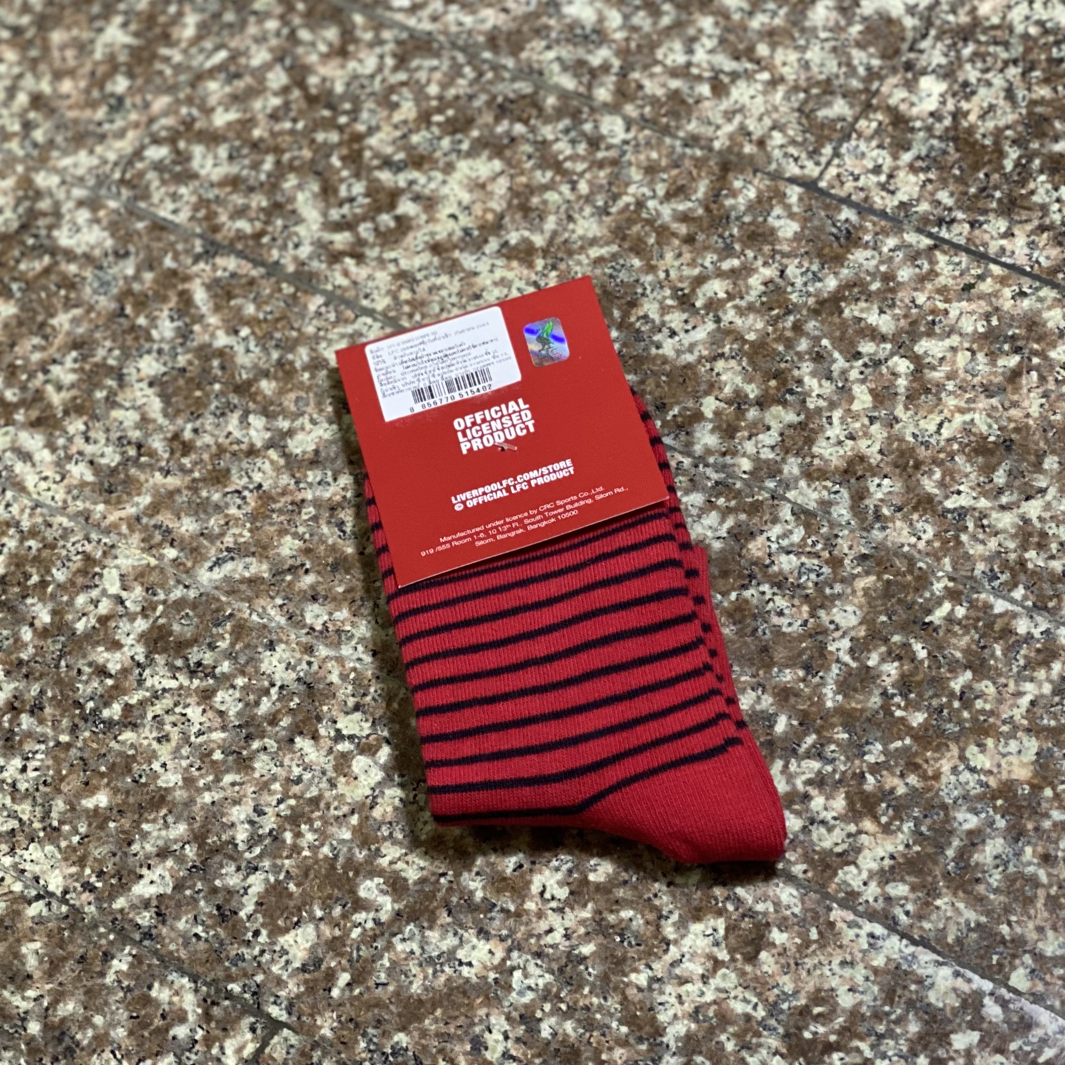 ถุงเท้า Liverpool FC Ankle Socks ‘Abstract Red’
