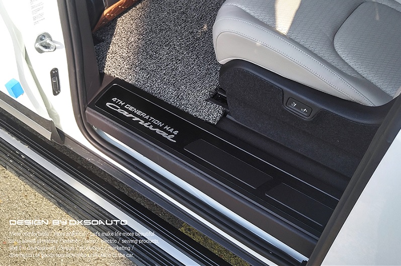 Door scuff plate Carnival 20221 Black