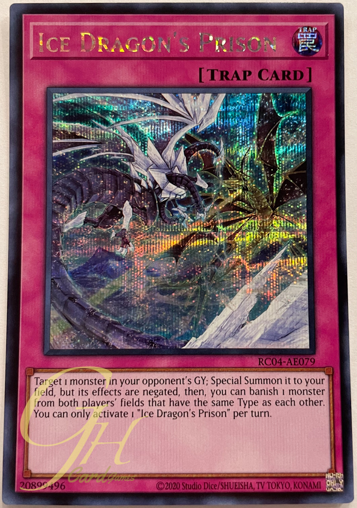Yugioh [RC04-AE079] Ice Dragon's Prison (Secret Rare)