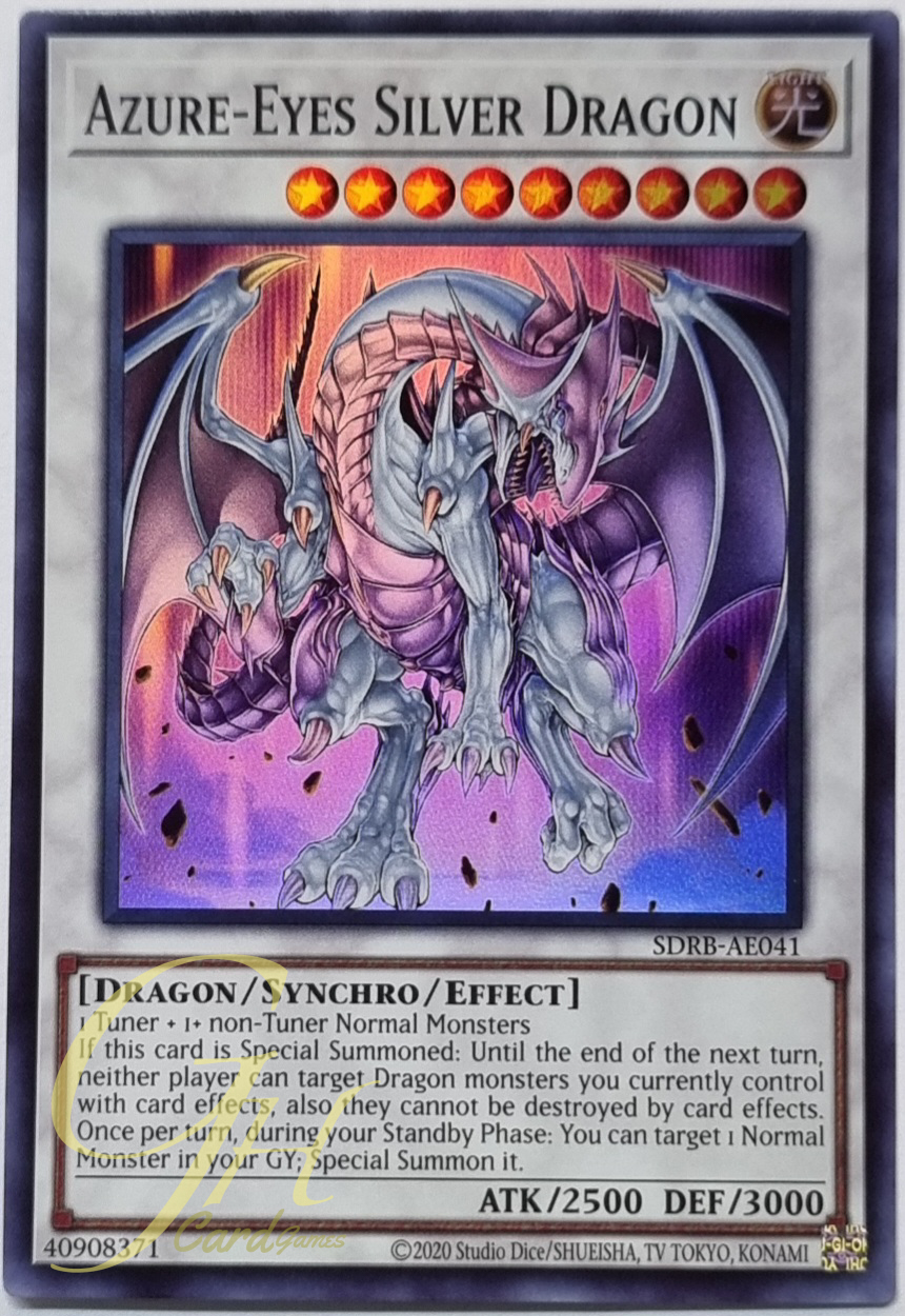 Yugioh [SDRB-AE041] Azure-Eyes Silver Dragon (Super Rare)