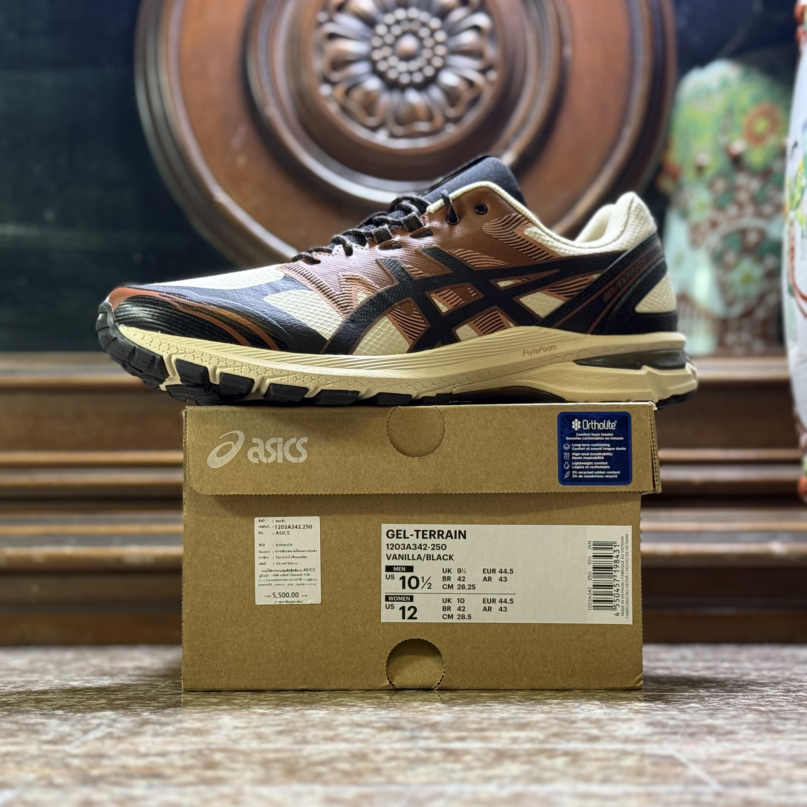 รองเท้า ASICS Gel Terrain ‘Vanilla/Black’ (M10/10.5US)