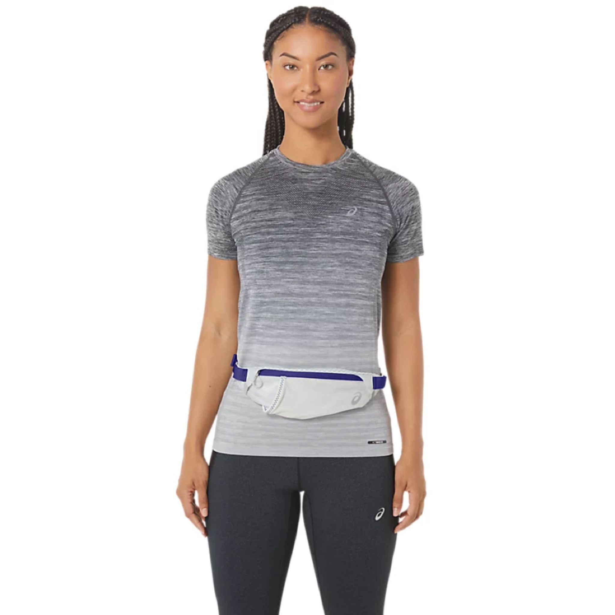 กระเป๋าวิ่ง ASICS Waist Pouch M ‘Grey/EggPlant’