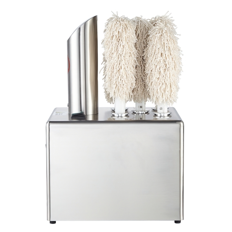 เครื่องเช็ดแก้วไวน์ 5 หัว แบบไฟฟ้า เครื่องเช็ดแก้วไวน์ความเร็วสูง SME LUP-01