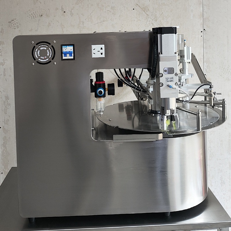 เครื่องบรรจุและปิดฝาอัตโนมัติ รุ่น JSK สำหรับถุงบรรจุแบบมีจุ 23726