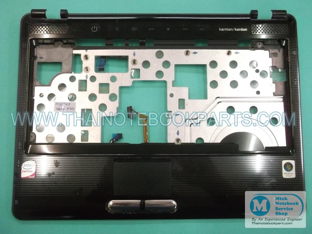 MT04568 บอดี้บนโน้ตบุ๊ค Toshiba Satellite M305 - EATE1009010 Mainboard Palm Rest (ไม่มีสายแพรTouchPad)(มือสอง) ราคาชิ้นละ 300.00 บาท 2